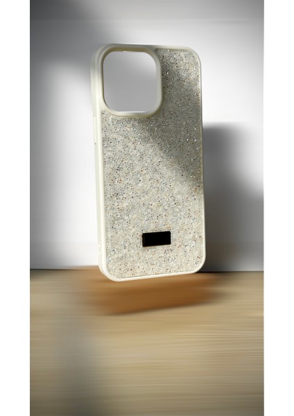 iPhone 14 / 13 Uyumlu Işıltılı Pembe & Beyaz Kılıf Şıklık & Koruma Bir Arada modelleri