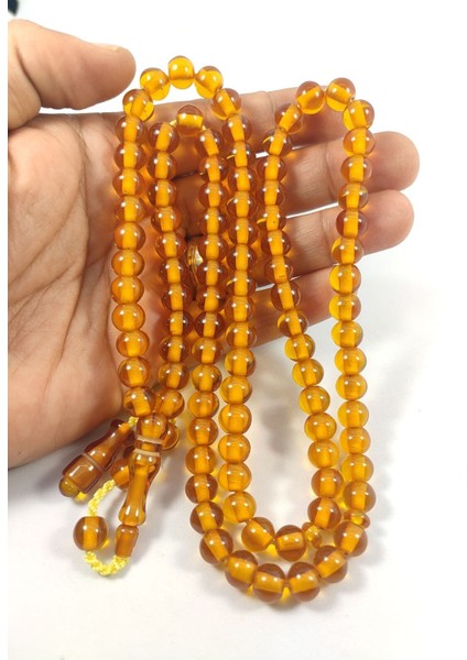 Muhammed Dabbas Usta Eseri Kalemkar Işçilikli Ateş-I Kehribar Namaz Tesbihi Sertifikalı 8359 indirimleri