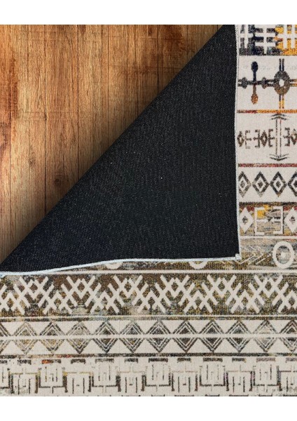 Drom Dokuma Taban Makinede Yıkanabilen Kilim Kaymaz Şönil Retro Iskandinav Halı modelleri