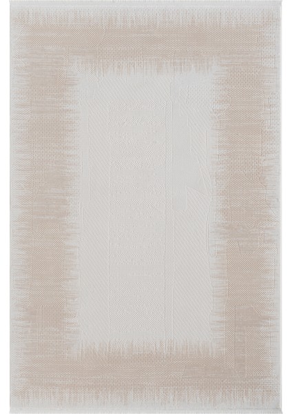 Lima Bej Halı Akrilik Halı Yumuşak Dokulu Salon Oturma Odası Yatak Odası Halısı 0560