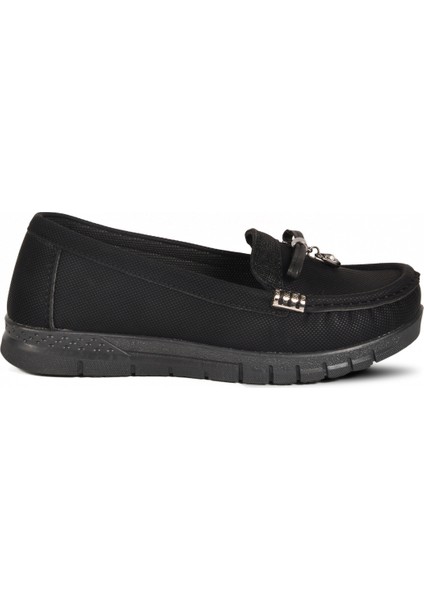 Siyah Hafif Esnek Kadın Casual Ayakkabı 157 Z