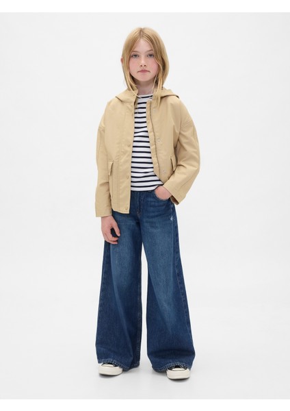 Kız Çocuk Krem Anorak Ceket fırsatları