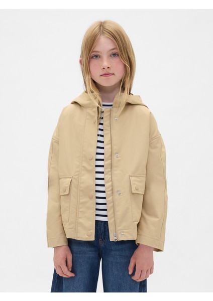 Kız Çocuk Krem Anorak Ceket indirimleri