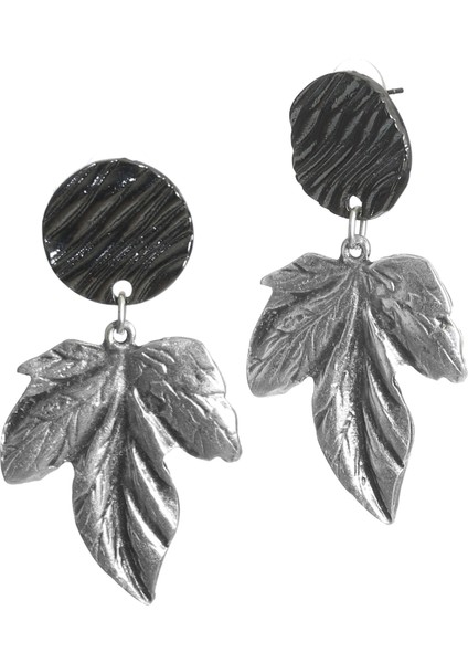 Kadın Çivili Model Yaprak Formlu Küpe indirimleri