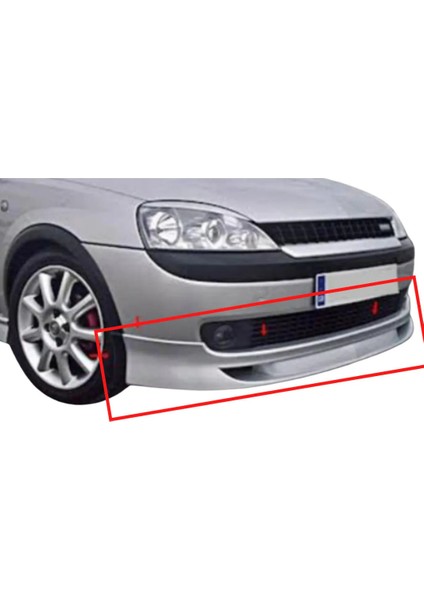 Opel Corsa C Makyajsız Kasa Ön Tampon Eki (( Boyasız ))