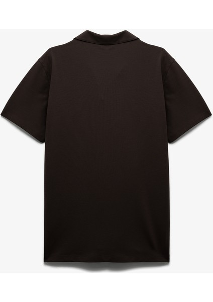 Regular Fit Kısa Kollu Pike Kumaş Pamuklu Polo Yaka Tişört fırsatları