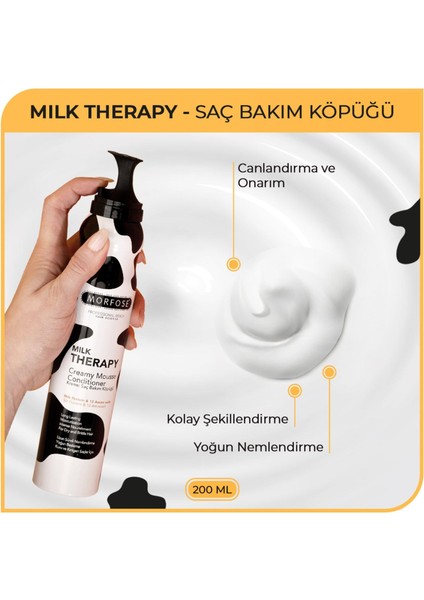 Milk Therapy Kremsi Saç Köpüğü 200 ml modelleri