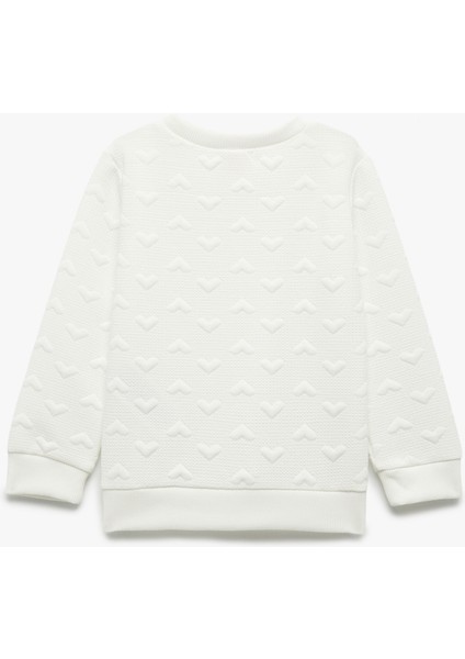 Kalpli Uzun Kollu Bisiklet Yaka Sweatshirt fiyatları