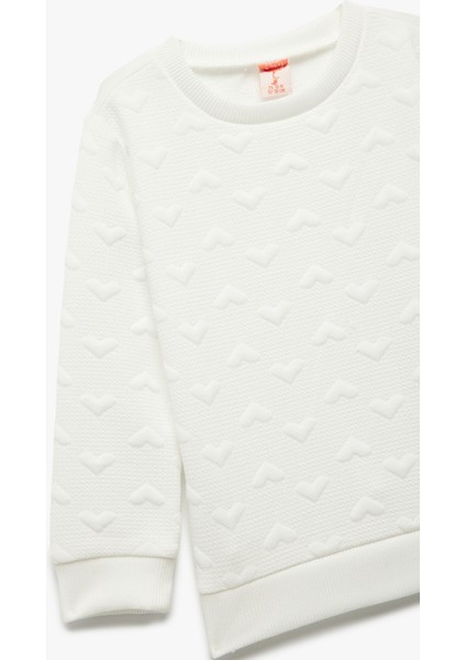 Kalpli Uzun Kollu Bisiklet Yaka Sweatshirt modelleri