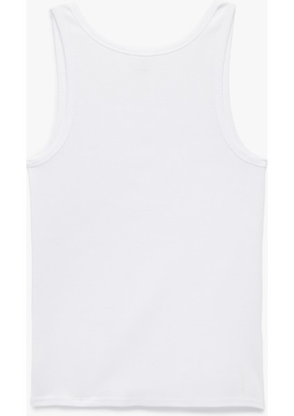 Bisiklet Yaka Kolsuz Slim Fit Ribanalı Pamuklu 2'li Atlet Seti fiyatları