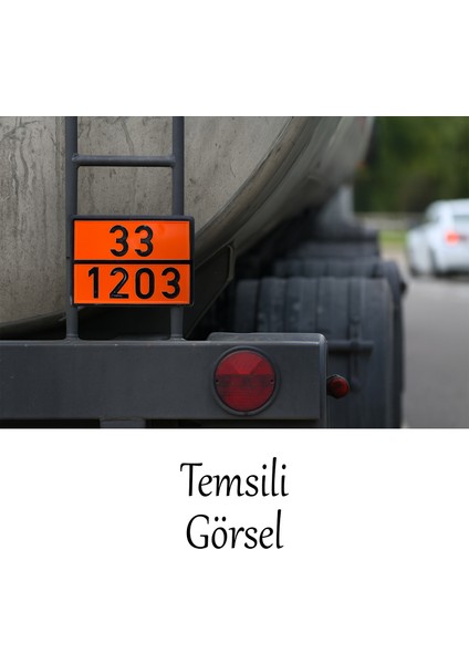 Metal 40X30 cm Levha ( 1 Adet ) 33-1203 Akaryakıt Tehlikeli Madde Taşımacılığı Benzin Motorin Petrol modelleri