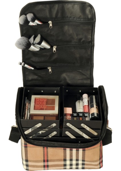 Profesyonel Katlı Makyaj Çantası modelleri