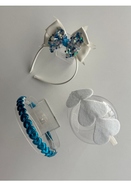 Kız Çocuk Şık 3’lü Taç Seti – Parti ve Günlük Kullanım fırsatları