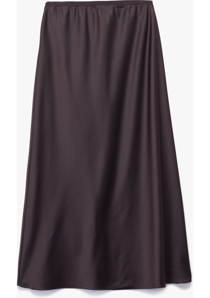 Standart Bel Regular Fit Saten Midi Etek fiyatları