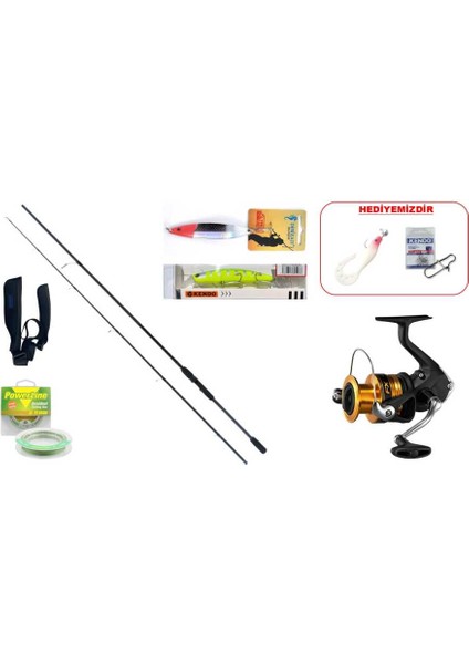 Remixon Double Black 270 cm 20–40 gr & Shimano FX‑4000 Fc Spin Seti