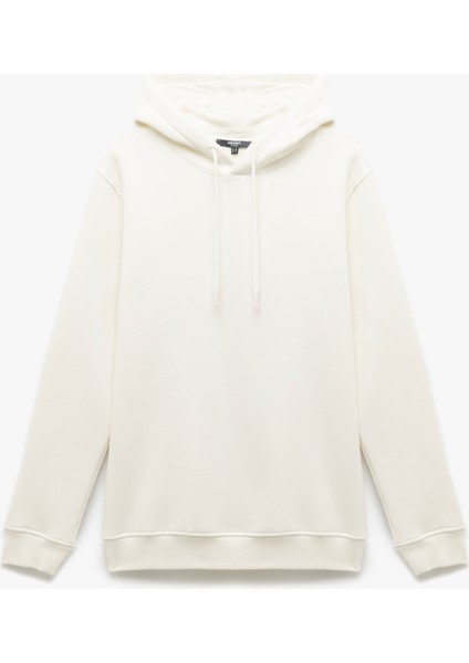 Şardonlu Uzun Kollu Basic Kapşonlu Sweatshirt modelleri