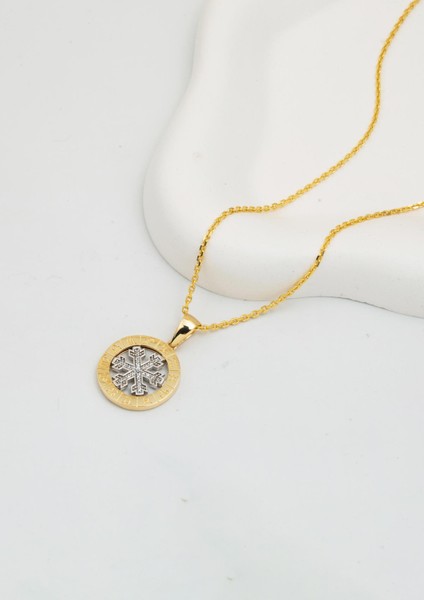 Kartaneli Burç Kolye Ucu 14 Ayar Altın modelleri