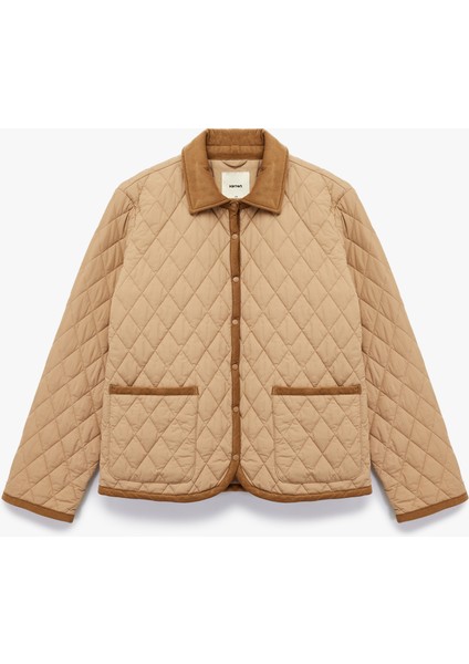 Cepli Düğmeli Uzun Kollu Su Itici Mevsimlik Kapitone Mont modelleri