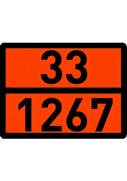 Metal 40X30 cm Levha (1 Çift) 33-1267 Akaryakıt Tehlikeli Madde Ham Petrol Taşımacılığı Yüksek Alev fırsatları