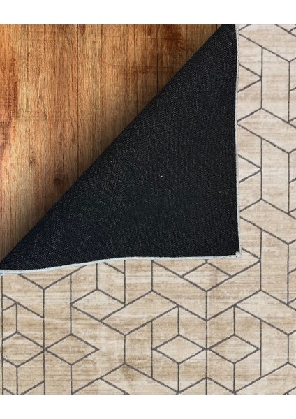 Drom Dokuma Taban Makinede Yıkanabilen Kilim Kaymaz Şönil Geometrik Halı modelleri