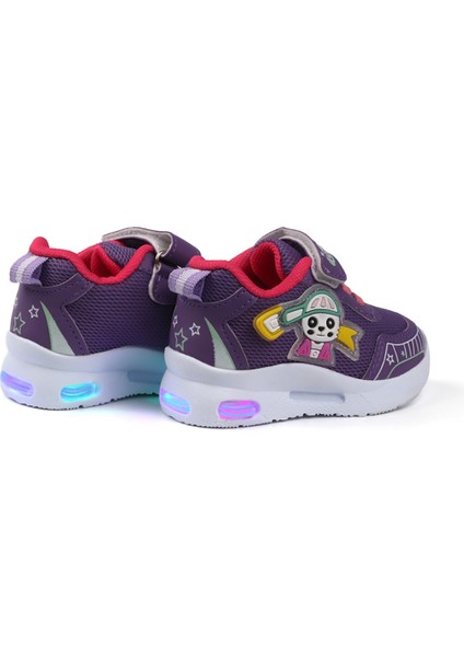 Kız Bebe Lila Fuşya Figürlü Işıklı Cırtlı Sneaker Günlük Spor Ayakkabı fiyatları