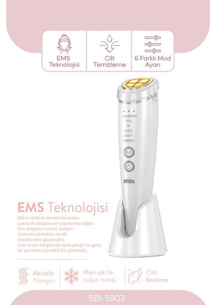 SBI-5903 Rf Yüz & Boyun Cilt Anti-Aging Cihaz