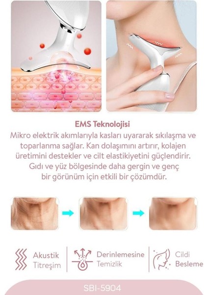 SBI-5904 Rf Cilt Anti-Aging Yüz Bakımı modelleri