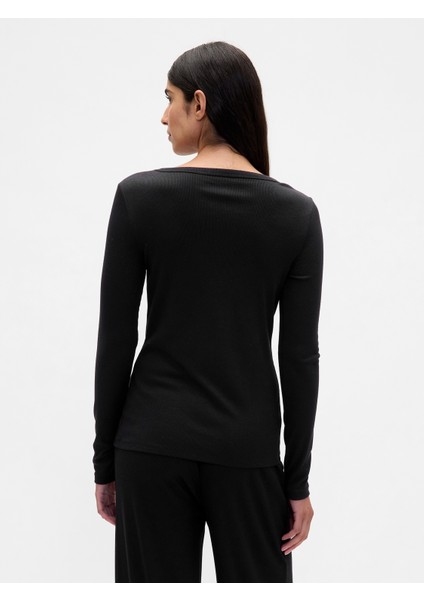 Kadın Siyah Mini Rib Pj Hırka indirimleri