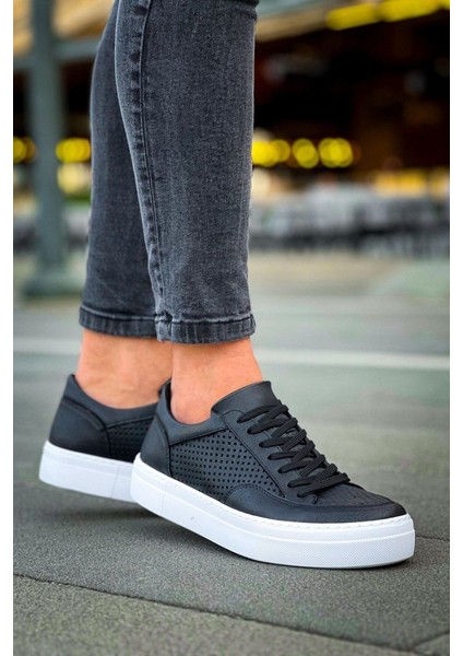Erkek Siyah/beyaz Sneaker Ayakkabı MN015 fiyatları