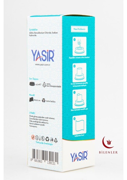 10'lu Ihram Mendili Seti – Tek Kullanımlık, Alkolsüz ve Kokusuz, Pratik Basmalı Sistem fırsatları