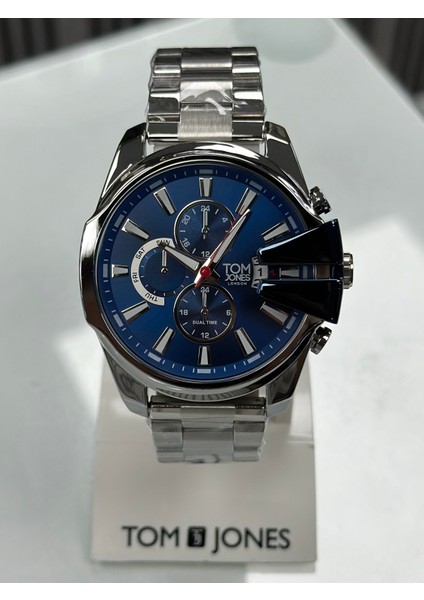 Lacivert Kadran Çelik Erkek Kol Saati