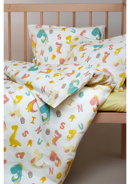 Cotton Collection %100 Pamuk Bebek Nevresim Takımı Dinosaurs fiyatları