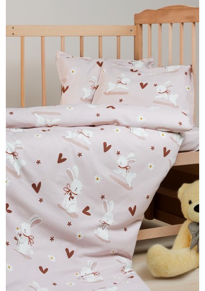 Cotton Collection %100 Pamuk Bebek Nevresim Takımı Bunnies fiyatları