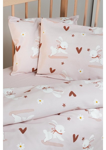 Cotton Collection %100 Pamuk Bebek Nevresim Takımı Bunnies fırsatları