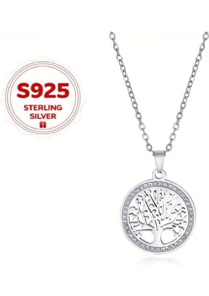 Paslanmaz Çelik Hayat Ağacı Kolye Klavikula Zincirli (Yaşam Ağacı Kolye) fiyatları