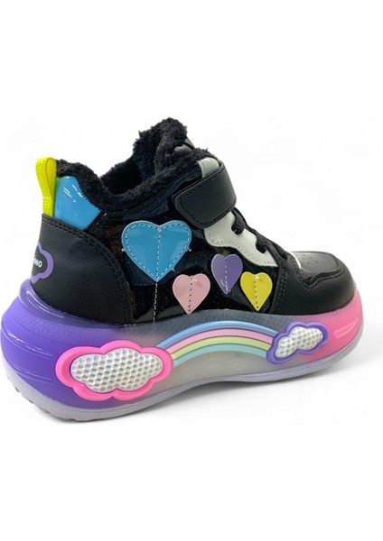 2050 Kız Çocuk Okul Öncesi Işıklı Içi Tüylü Spor Bot fırsatları