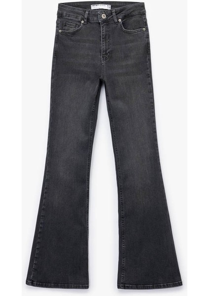 Siyah Kadın Jean Pantolon 6WAL40017MD