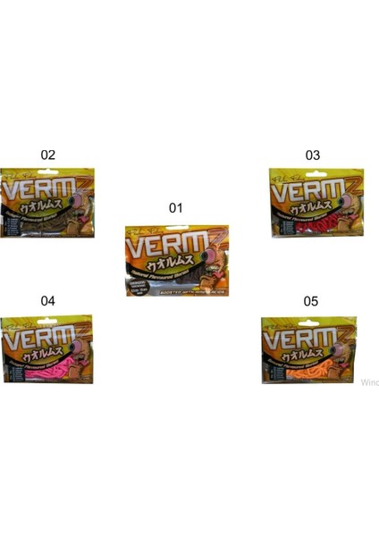 Vermz 8.5 cm Kum Solucanı 20'li Paket
