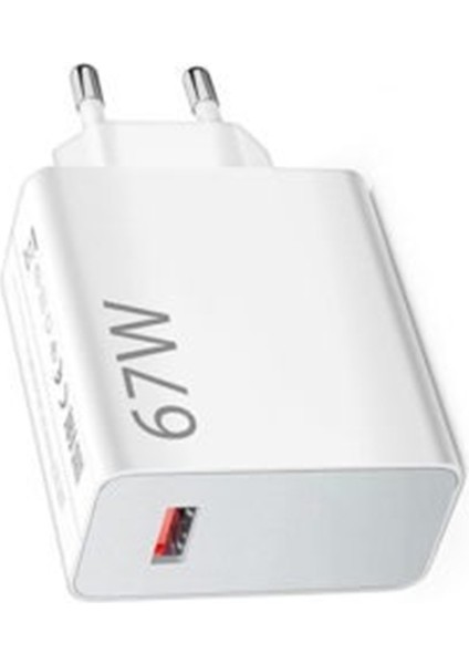 67 Watt Speed ​​turbo Charger Hızlı Şarj Adaptörü Güncel Markaların Tablet ve Telefonlara Uyumlu fiyatları