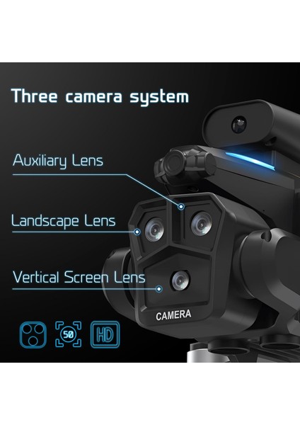 C10S 4K Fpv Kameralı Fırçasız Motor Katlanabilir Drone Yükseltme Irtifa Sabitleme Taşıma Çantasıyla modelleri