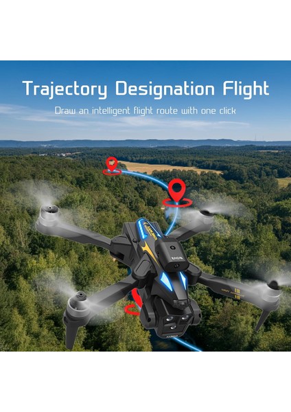 C10S 4K Fpv Kameralı Fırçasız Motor Katlanabilir Drone Yükseltme Irtifa Sabitleme Taşıma Çantasıyla