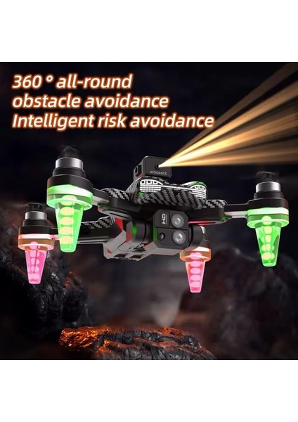 C19S Hd Dual 360 Kamera Katlanabilir Çantalı Drone Seti Karbon modelleri