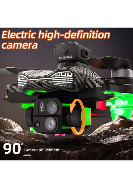 C19S Hd Dual 360 Kamera Katlanabilir Çantalı Drone Seti Karbon fırsatları