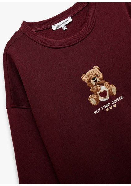 Bordo Kadın Sweatshirt 6WAL10106IK indirimleri