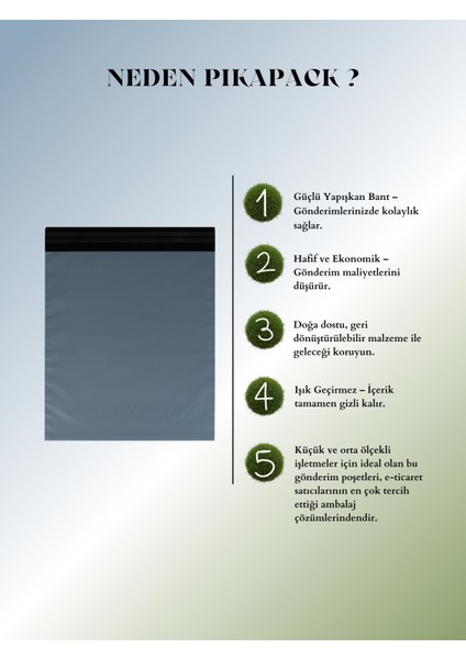 Büyük Boy 100 Adet, 35X45-5 cm Cepsiz Plastik Kargo Poşeti Dayanıklı Su Geçirmez Gri Renk indirimleri