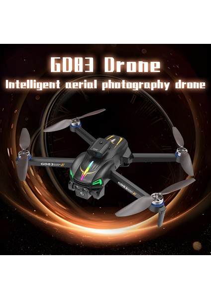 GD83 Katlanabilir Drone Kamera HD 4K 500 Altında Küçük Boyutlu Drone RGB Işık Uzaktan Kumandalı fırsatları