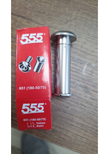 Ayarlanabilir Çelik Kapı Dürbünü Saten 50-75 mm modelleri