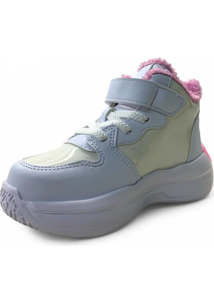 2050 Kız Çocuk Okul Öncesi Işıklı Içi Tüylü Spor Bot modelleri