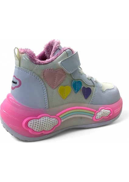 2050 Kız Çocuk Okul Öncesi Işıklı Içi Tüylü Spor Bot fırsatları