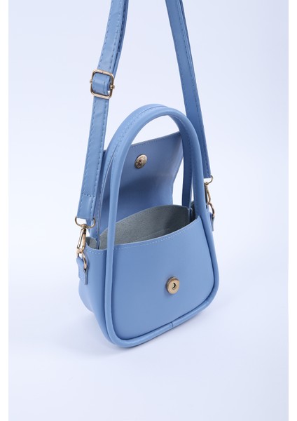 Mavi SHK198 Suni Deri ,tek Bölmeli, Çıtçıtlı Ayarlanabilir Askılı El, Kol ve Omuz Çantası indirimleri